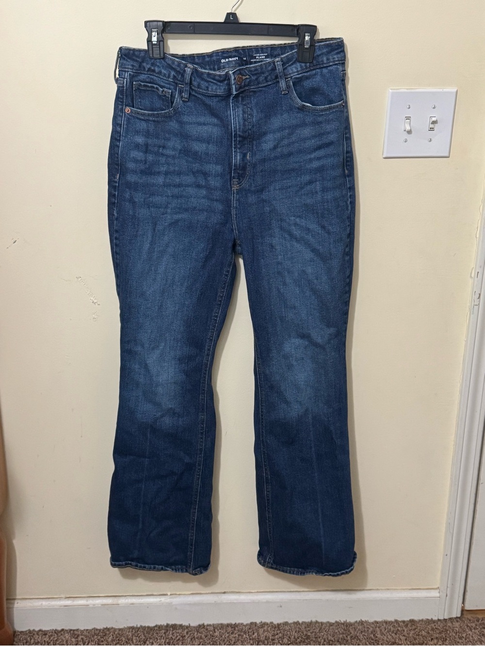 Old Navy Dark Blue Flare Jeans